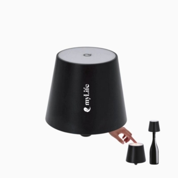 Stolová lampa s USB nabíjaním na fľašu vína